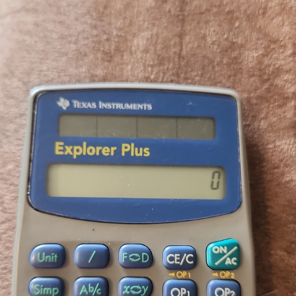 Texas Instruments Explorer Plus in Blue and Gray